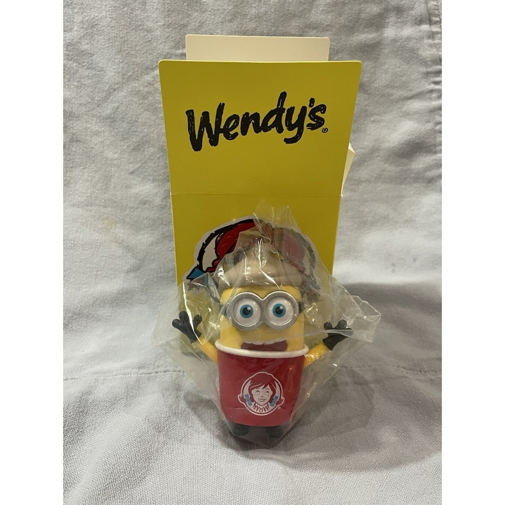 NEW Limited Edition Wendy's x Minions & Monsters Meal Toy Minion Figure - Frosty
